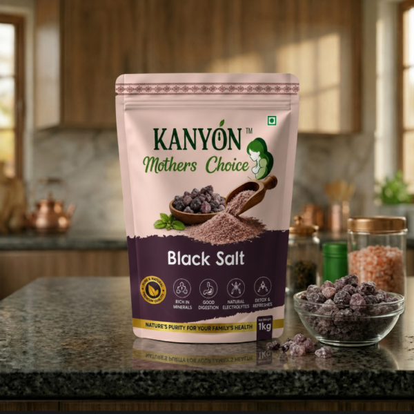 KANYÖN Mothers Choice Black Salt – 1 kg